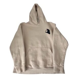 Mountain Hardwear Beige Graphic Back Hoodie Organic Cotton Women’s M
